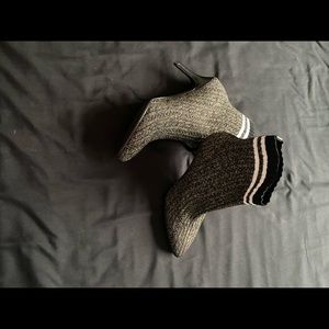 Stuart Weitzman Black & Gold Bootie